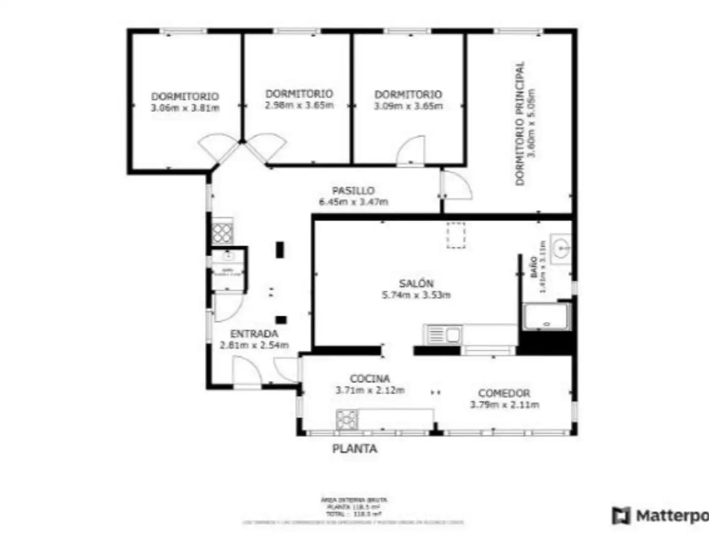Piso en venta en Calle Fuente Vieja, 6, Viana Piso en venta en Viana con Calefacción, Jardín privado y Parquet