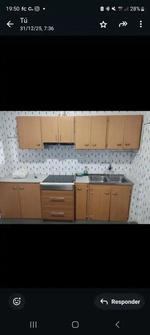 Cocina de Casa adosada de alquiler en Borriol con Amueblado