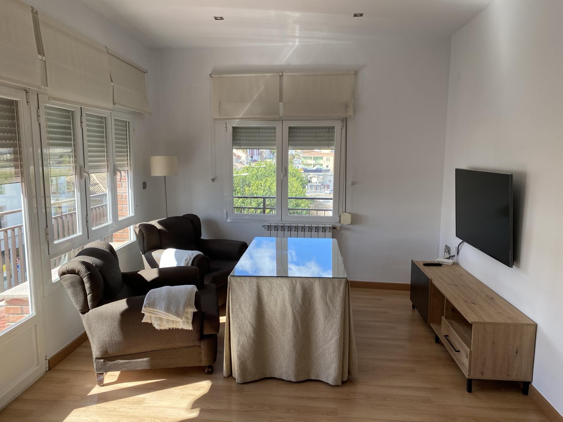 Living room of Flat for rent in Baza  with Heating, Parquet flooring and Furnished