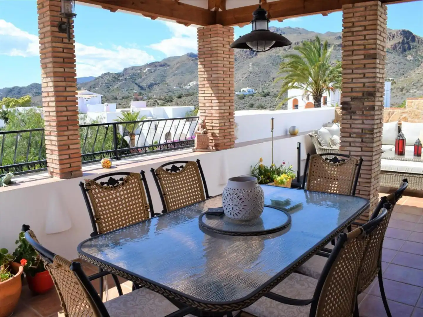 Houses for rent in Calle Eduardo Fajardo, 3, Vista de los Ángeles Terrace of Houses for rent in Mojácar with Air Conditioner, Heating and Private garden