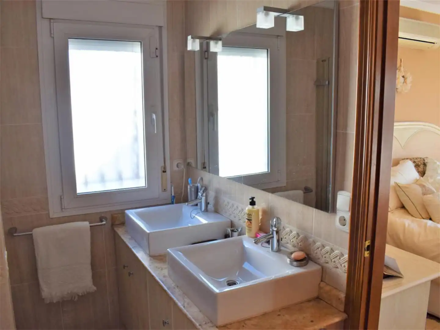 Houses for rent in Calle Eduardo Fajardo, 3, Vista de los Ángeles Bathroom of Houses for rent in Mojácar with Air Conditioner, Heating and Private garden