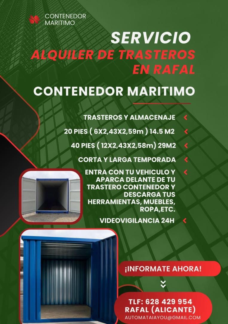 Trastero de alquiler en Orihuela