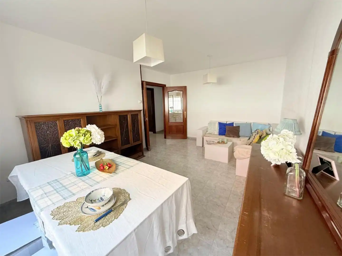 Wohnung zum Verkauf in Calle María de Montalvo, 6, Medina del Campo Wohnzimmer von Wohnung zum Verkauf in Medina del Campo mit Heizung