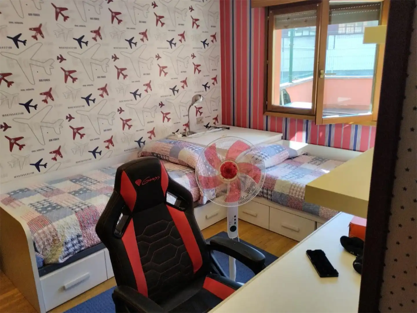 Bedroom of Flat for sale in Langreo  with Heating, Parquet flooring and Terrace