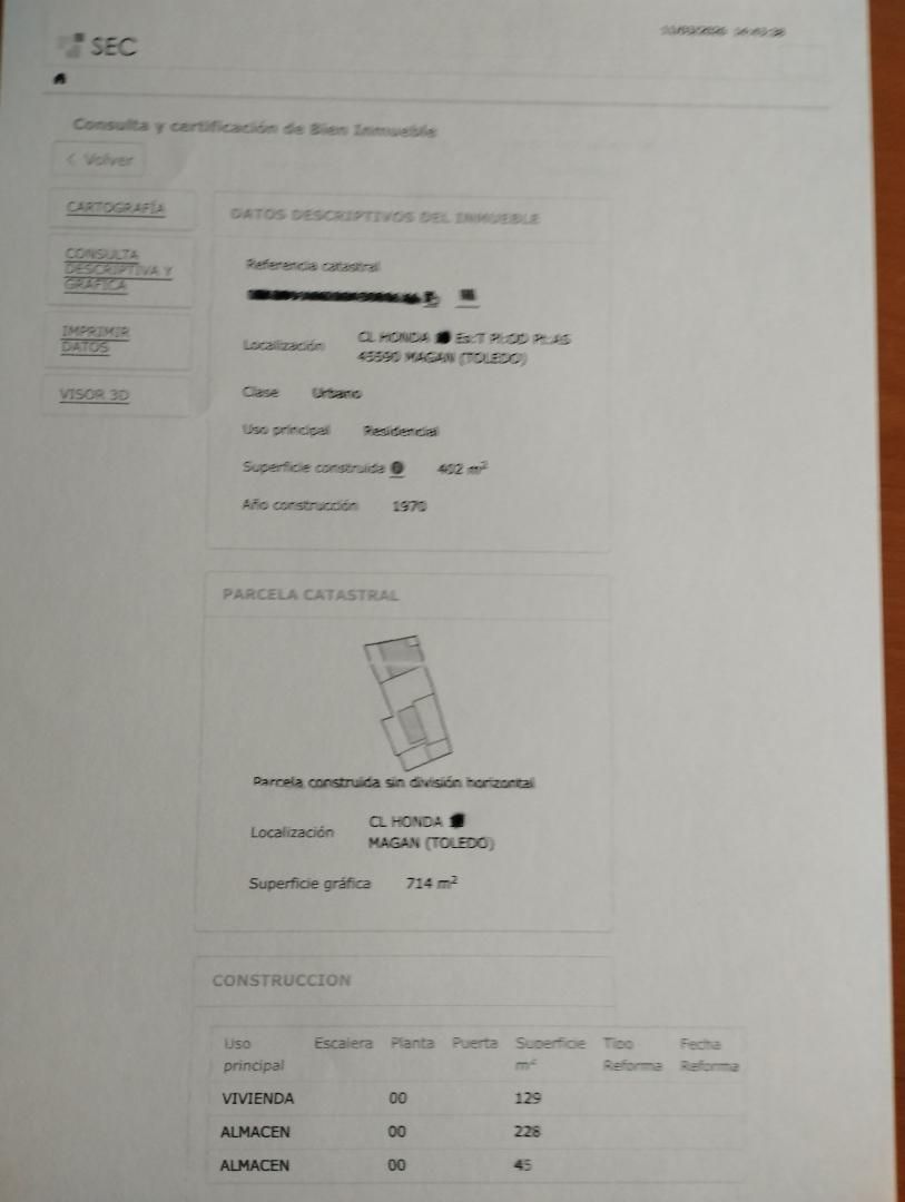 Terreno en venta en Magán