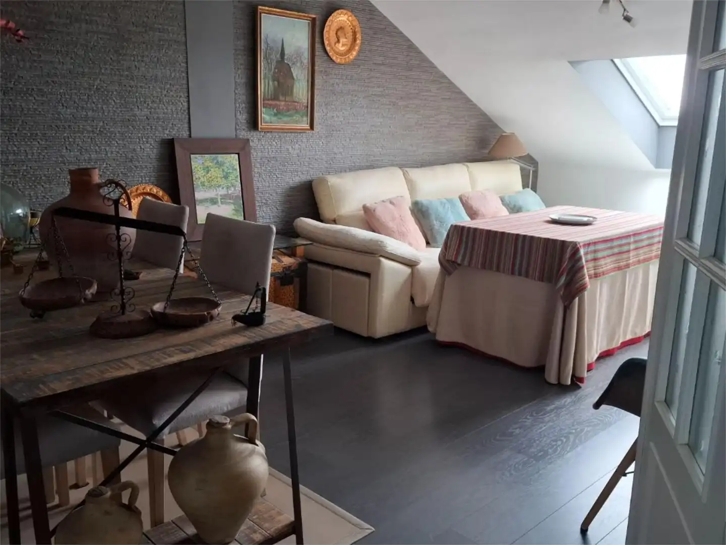 Flat for sale in Calle Agustina de Aragón, 63, Villafranca de los Barros Living room of Flat for sale in Villafranca de los Barros with Air Conditioner