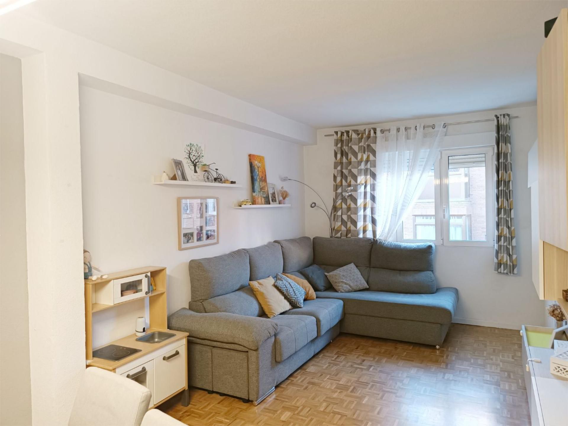Sala de estar de Piso en venta en  Madrid Capital con Aire acondicionado