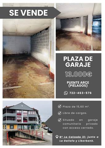 Garaje en Venta en Barrio la Calzada, 31 en Arce