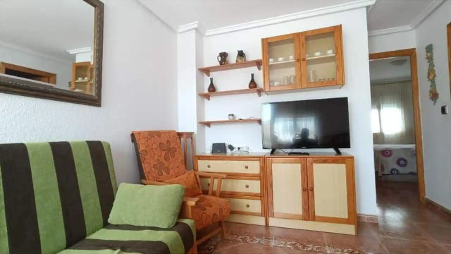 Sala de estar de Casa adosada en venta en Santa Pola con Terraza