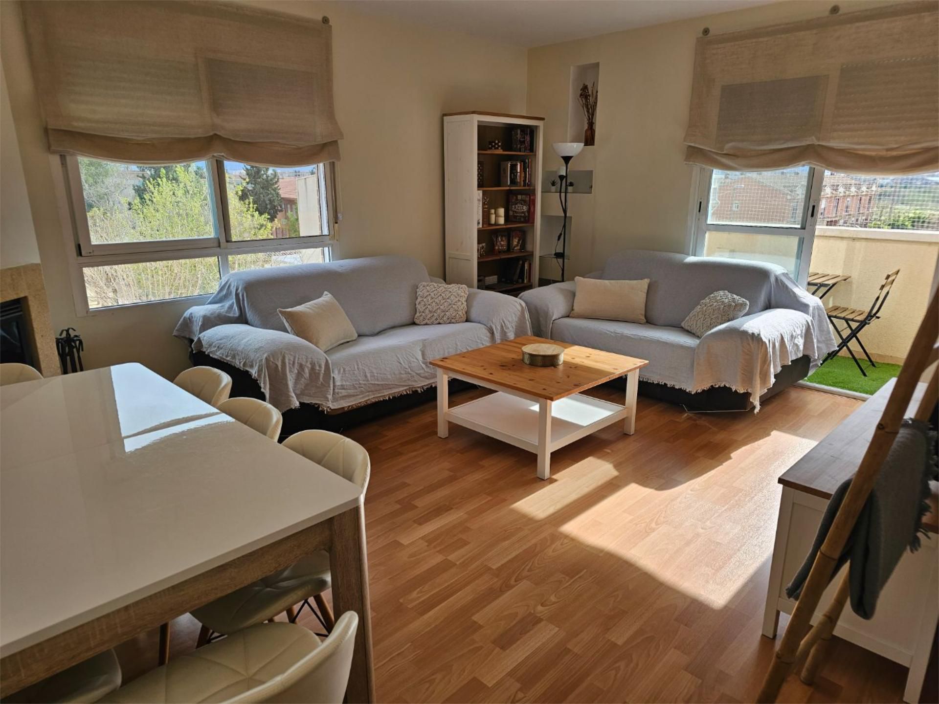 Wohnzimmer von Wohnung zur untervermieten in  Murcia Capital mit Klimaanlage, Heizung und Parkett