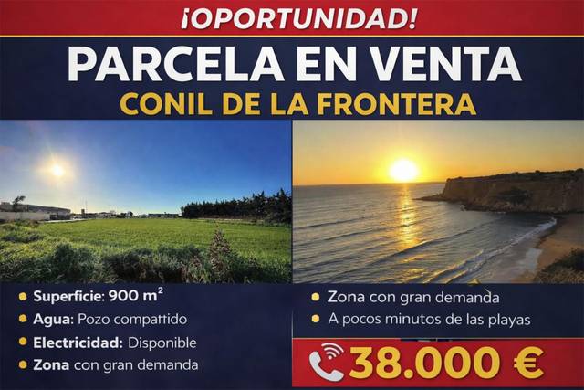 Terreno en Venta en Carril de la Pinaleta Boquilla, 6 en Roche