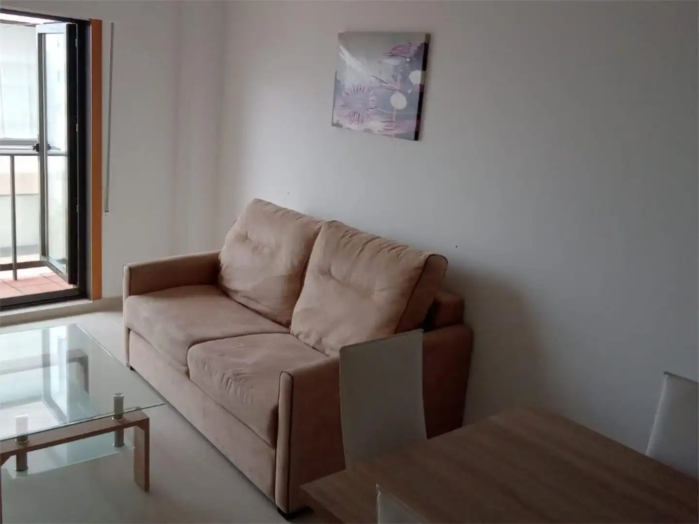 Sala d'estar de Pis en venda en Ponteceso amb Parquet, Terrassa i Traster
