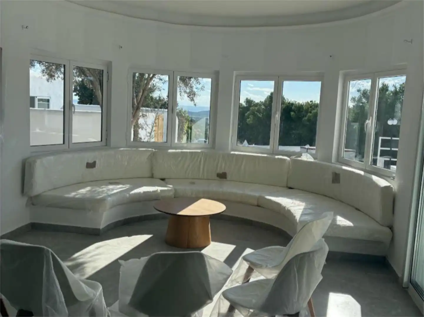 Casa o chalet de alquiler en Diseminado el Castillo, 6152, Sant Jordi de Ses Salines - Sant Francesc Sala de estar de Casa o chalet de alquiler en Sant Josep de sa Talaia con Aire acondicionado, Calefacción y Jardín privado