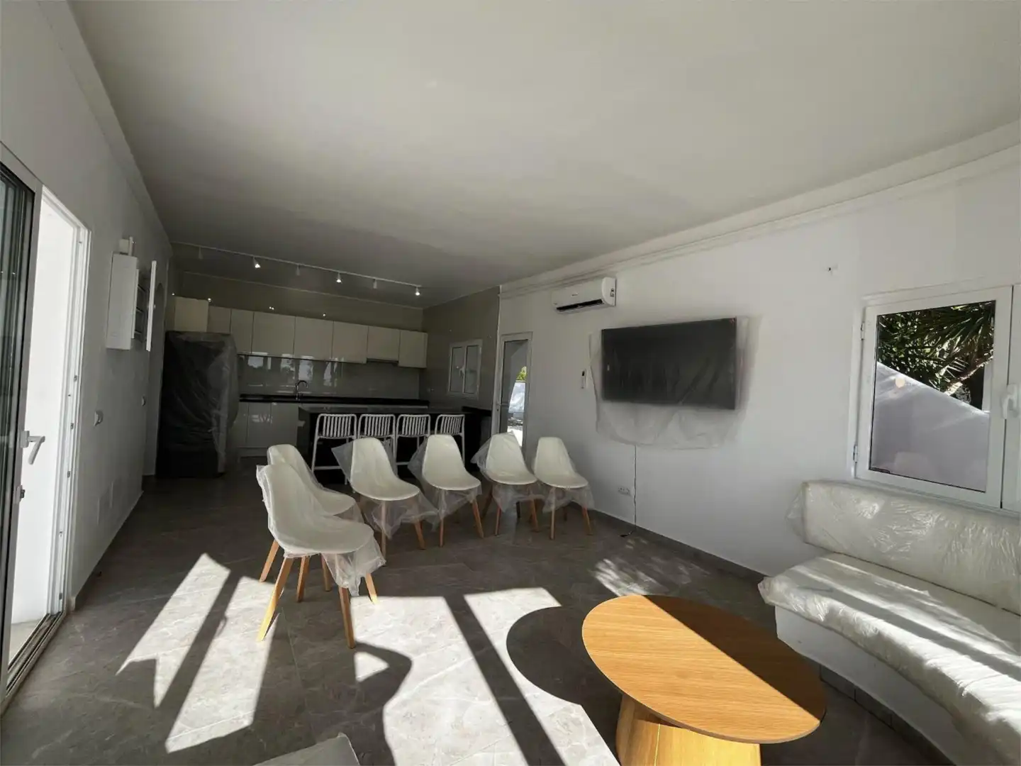 Casa o chalet de alquiler en Diseminado el Castillo, 6152, Sant Jordi de Ses Salines - Sant Francesc Sala de estar de Casa o chalet de alquiler en Sant Josep de sa Talaia con Aire acondicionado, Calefacción y Jardín privado