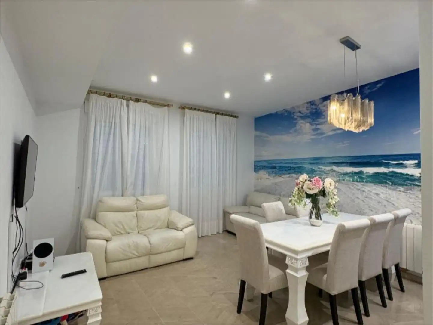 Living room of Flat for sale in El Carpio  with Air Conditioner, Heating and Furnished