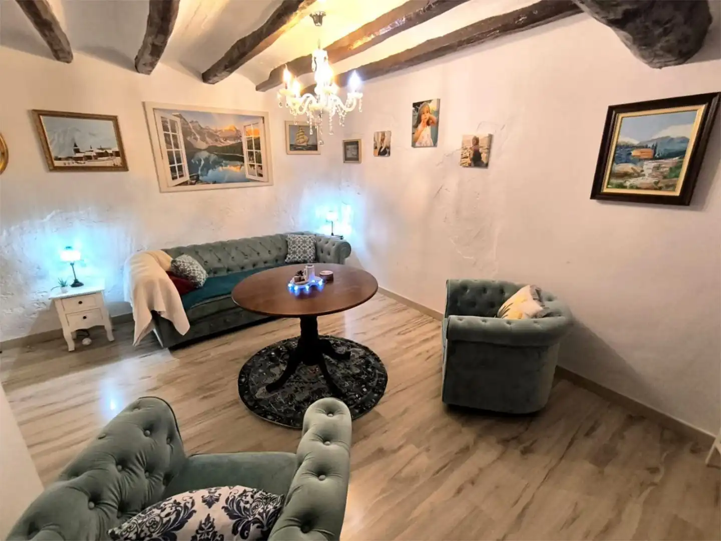 Casa o xalet en venda a Carrer de Sant Antoni, 2, Alcover Sala d'estar de Casa o xalet en venda en Alcover amb Terrassa i Balcó