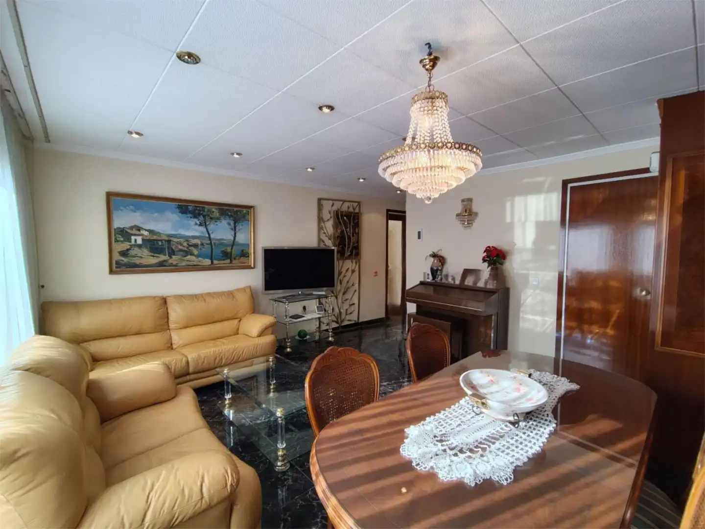 Piso en venta en Can Farrerons Sala de estar de Piso en venta en Premià de Mar con Aire acondicionado, Terraza y Balcón