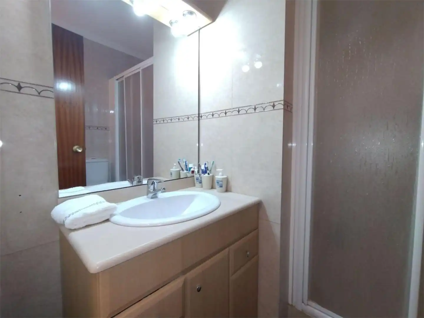 Piso en venta en Can Farrerons Baño de Piso en venta en Premià de Mar con Aire acondicionado, Terraza y Balcón