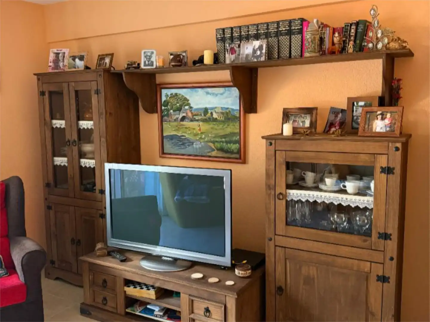 Piso en venta en Calle Carretera de Madrid, 289, Navaluenga Sala de estar de Piso en venta en Navaluenga con Terraza