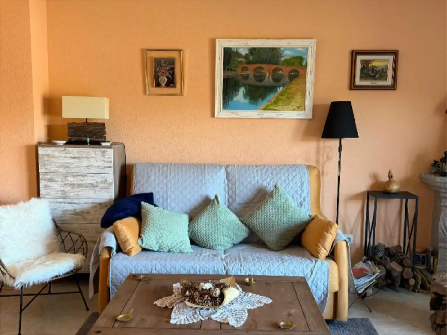 Piso en venta en Calle Carretera de Madrid, 289, Navaluenga Sala de estar de Piso en venta en Navaluenga con Terraza
