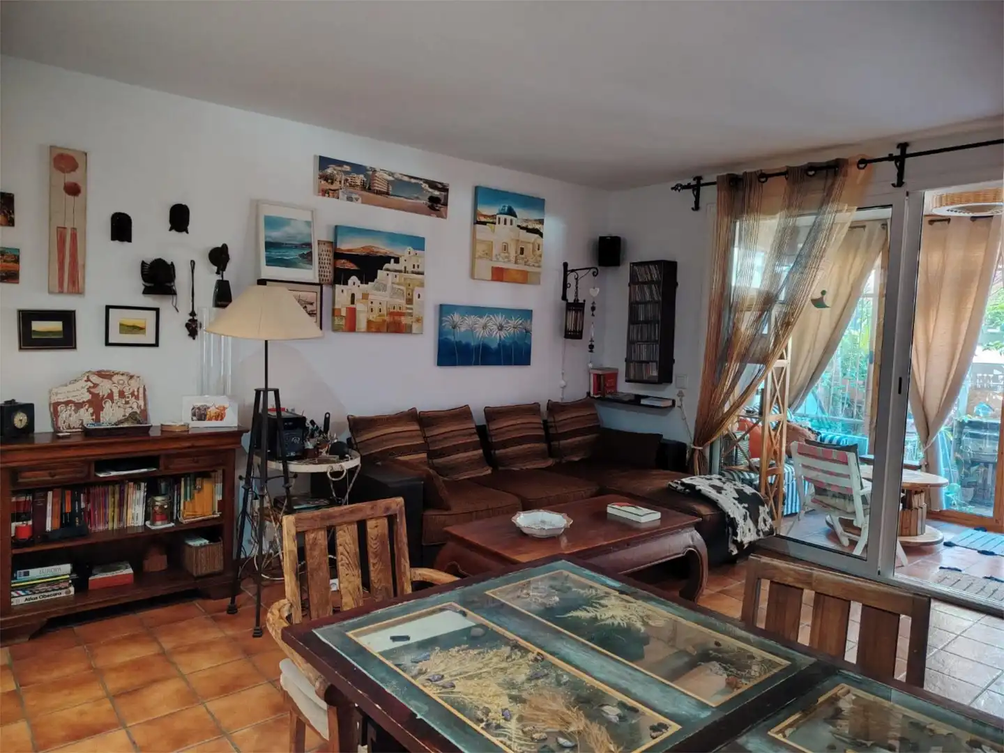 Piso en venta en Calle Brasil, 15, El Médano Sala de estar de Piso en venta en Granadilla de Abona con Aire acondicionado, Calefacción y Jardín privado