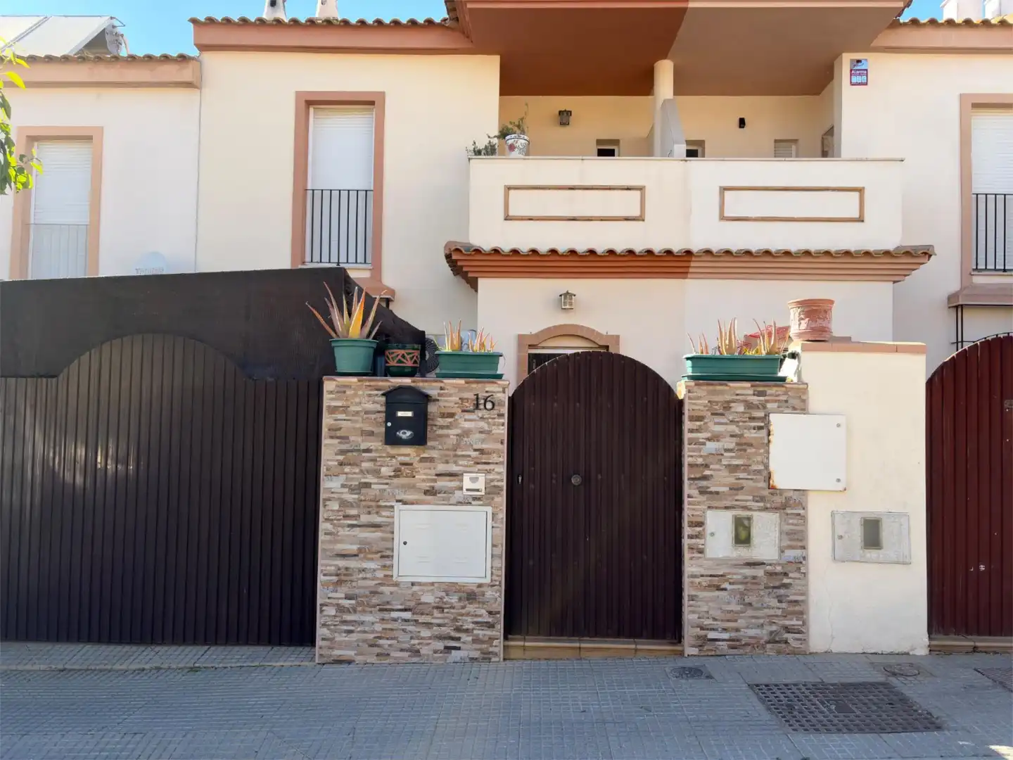 Exterior view of Flat for sale in Trigueros  with Air Conditioner, Heating and Terrace