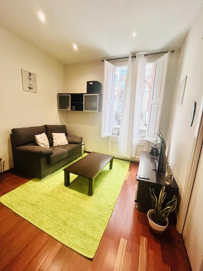 Sala de estar de Piso de alquiler en  Tarragona Capital con Calefacción, Parquet y Amueblado