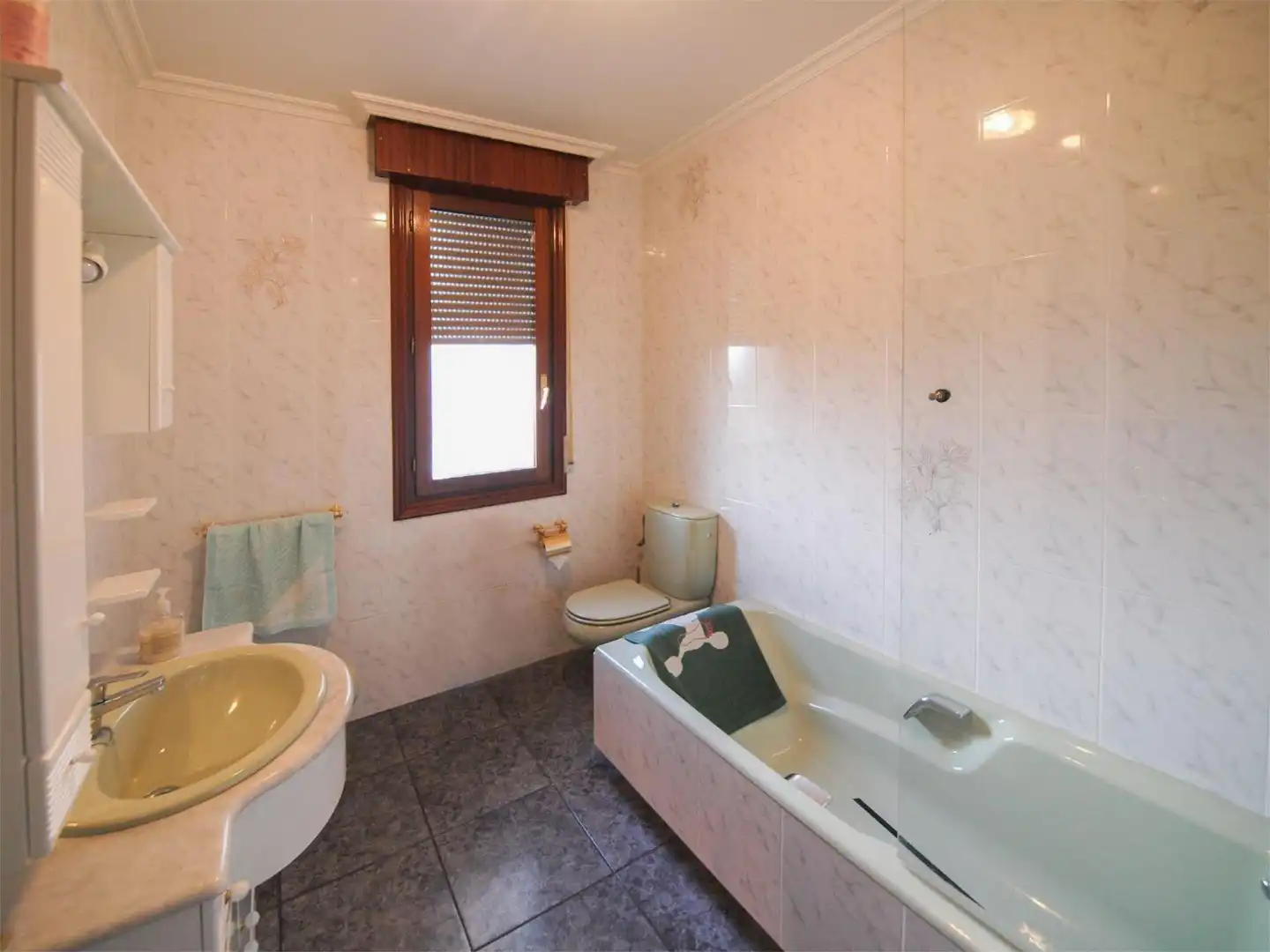 Baño de Casa o chalet en venta en Trespaderne con Calefacción, Jardín privado y Parquet