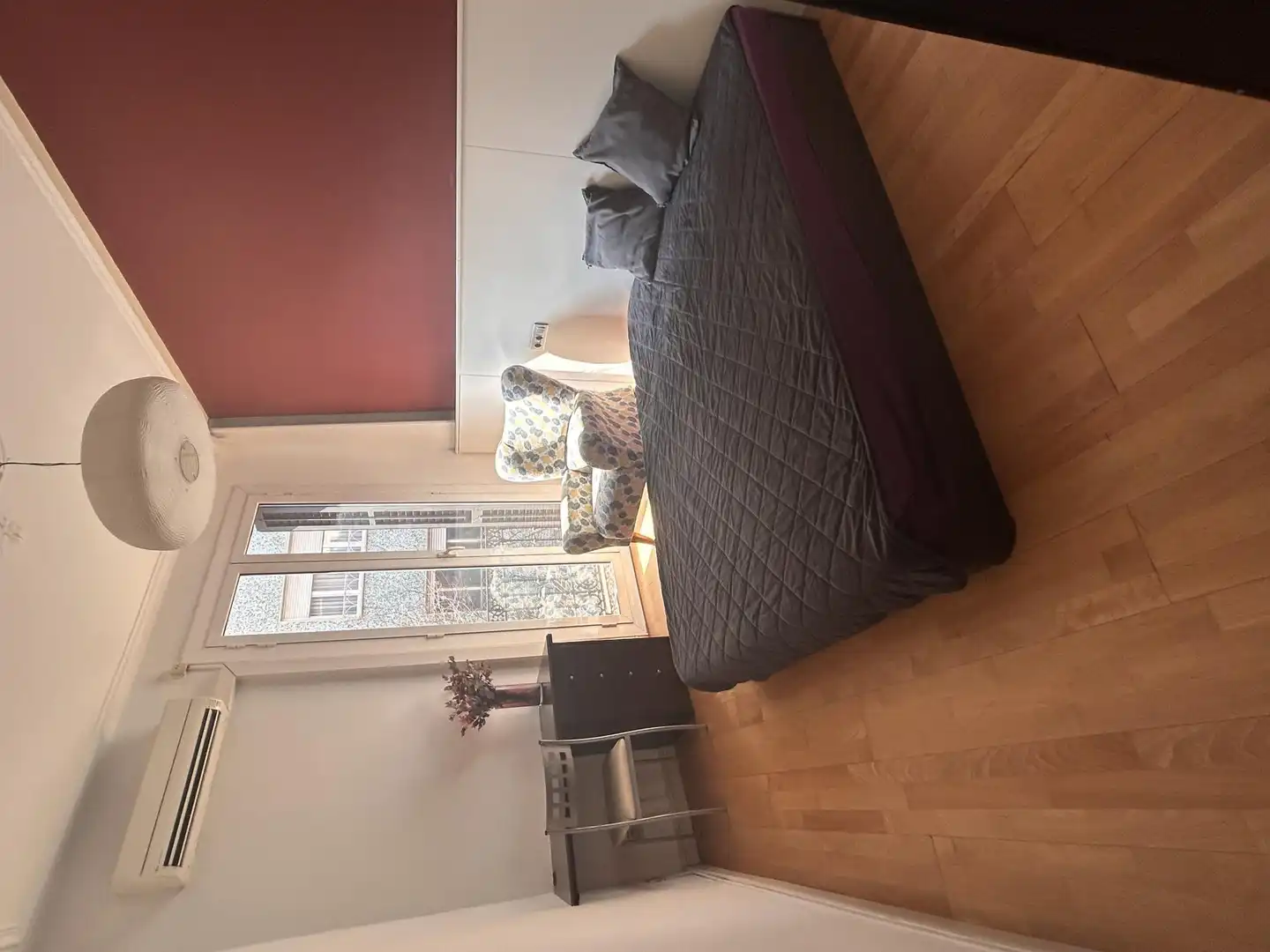 Schlafzimmer von Wohnung zum Verkauf in  Barcelona Capital mit Klimaanlage und Balkon
