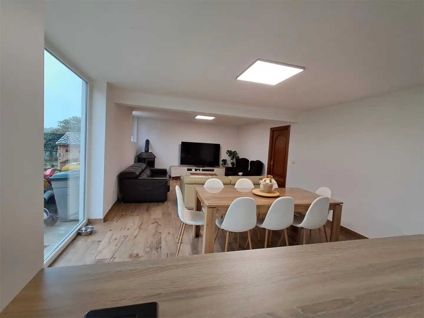 Dining room of Flat for sale in Narón  with Heating, Private garden and Storage room