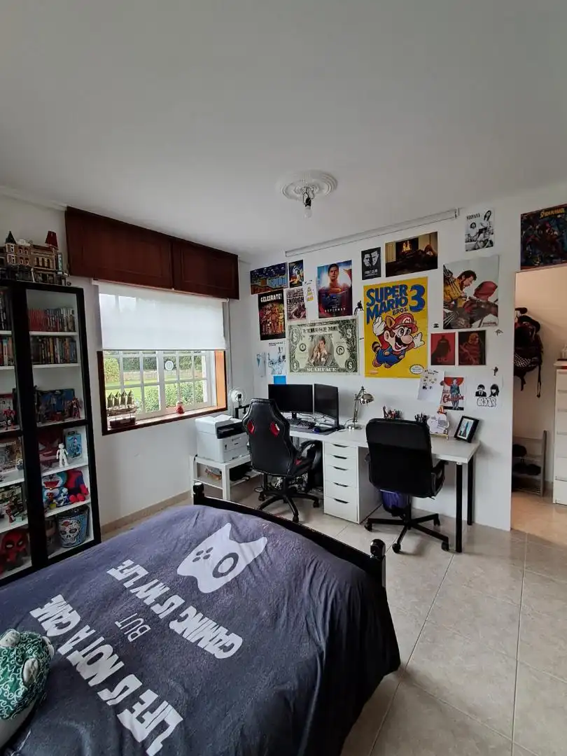 Bedroom of Flat for sale in Narón  with Heating, Private garden and Storage room