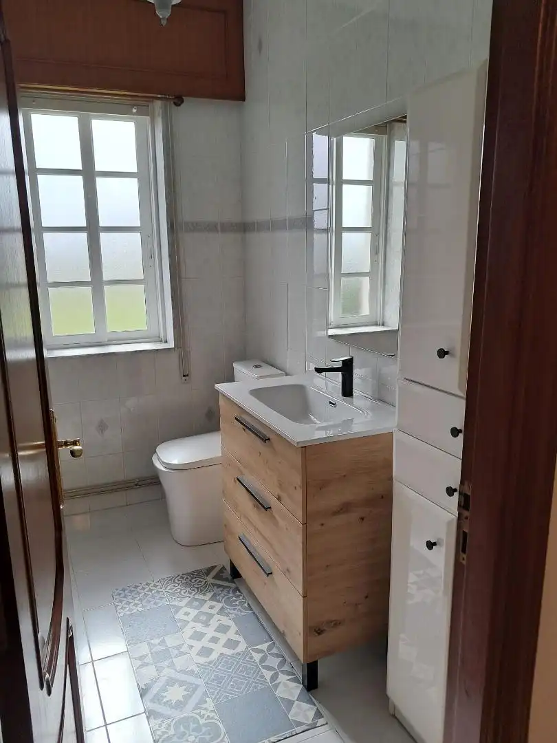 Bathroom of Flat for sale in Narón  with Heating, Private garden and Storage room