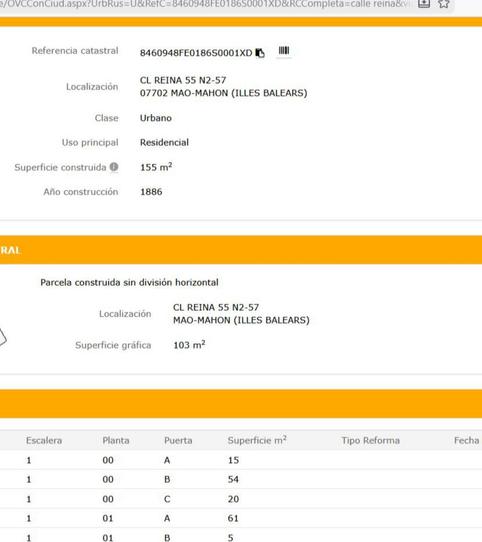 Photo 2 of Single-family semi-detached for sale in Carrer de la Reina, 55, Molí des Pla - Andrea Doria, Maó - Mahón