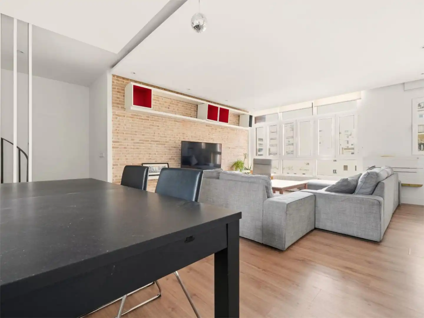Wohnung zum Verkauf in Calle de Andrés Mellado, 96, Vallehermoso Wohnzimmer von Wohnung zum Verkauf in Madrid Capital mit Klimaanlage und Terrasse