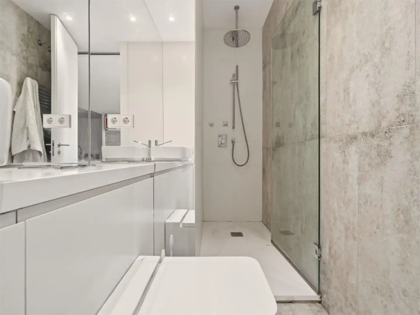 Wohnung zum Verkauf in Calle de Andrés Mellado, 96, Vallehermoso Badezimmer von Wohnung zum Verkauf in Madrid Capital mit Klimaanlage und Terrasse