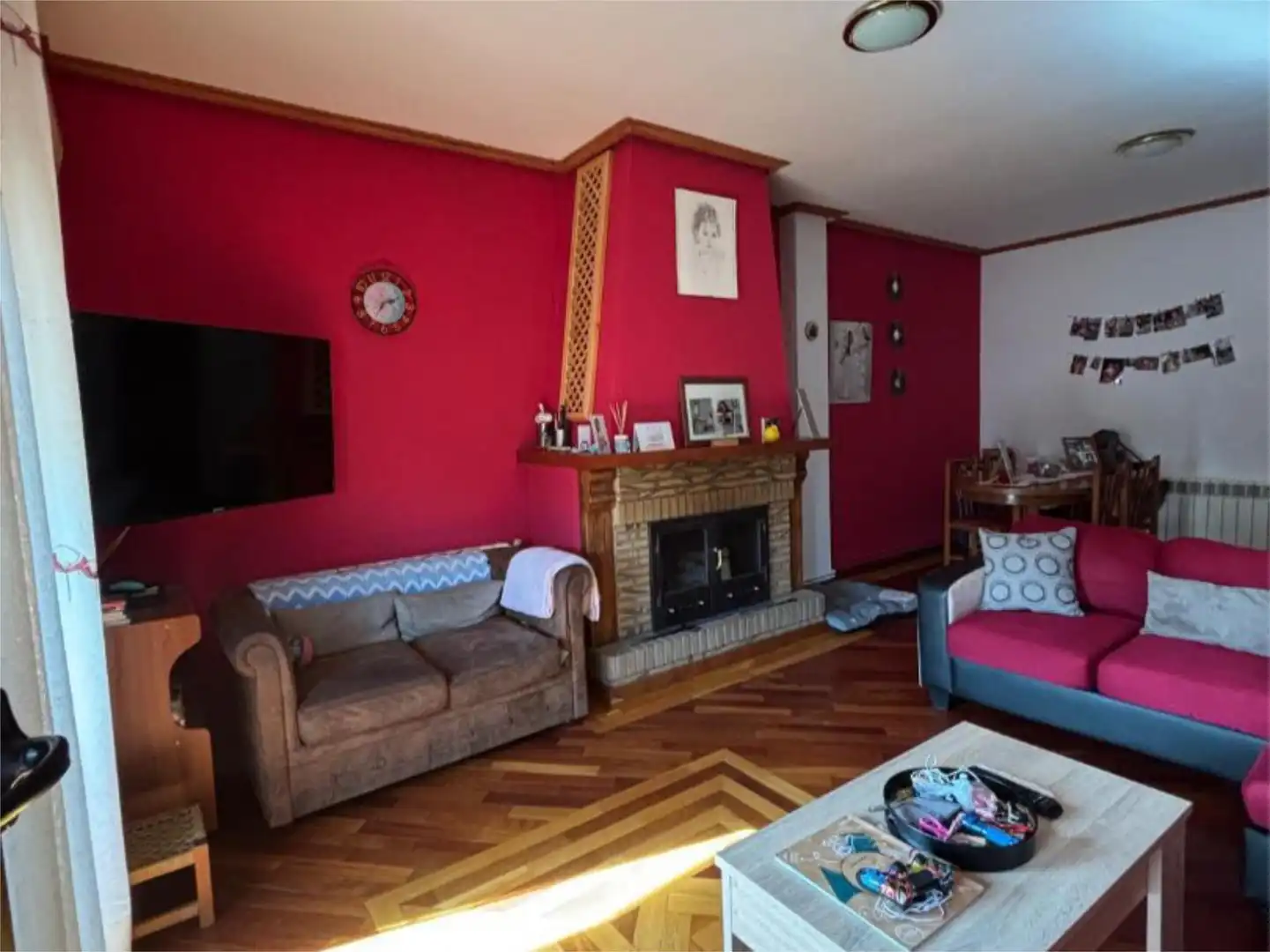 Living room of Flat for sale in Riópar  with Air Conditioner, Heating and Parquet flooring