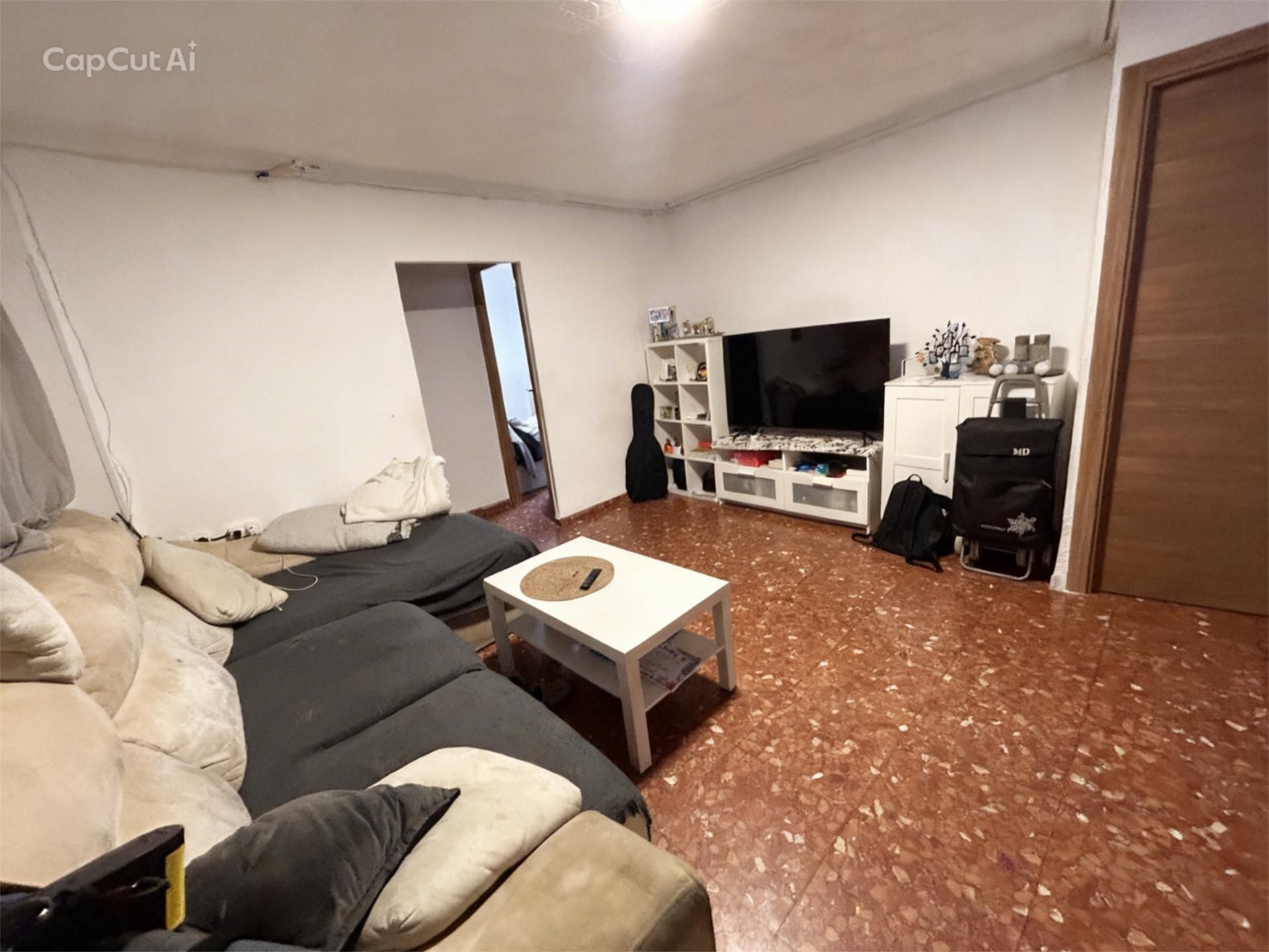 Living room of Flat for sale in Málaga Capital  with Air Conditioner