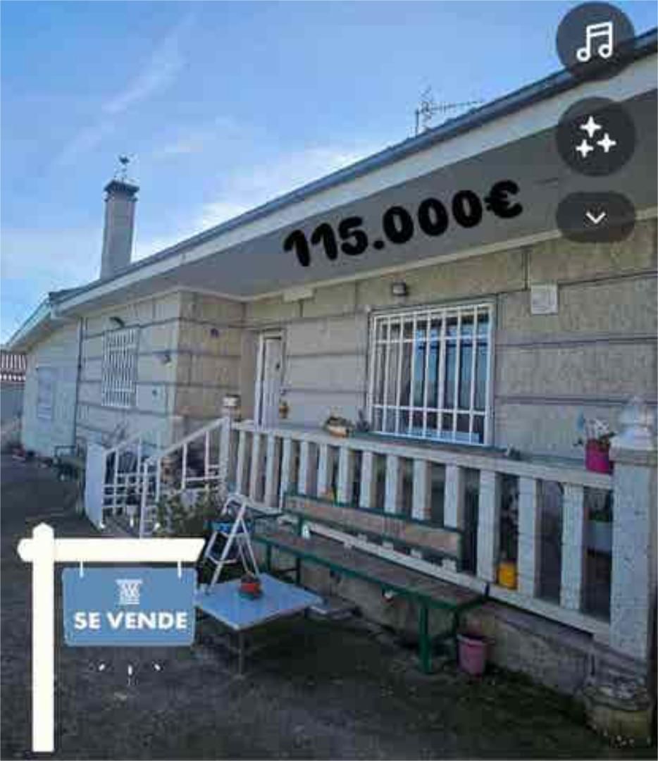 Vista exterior de Casa o chalet en venta en Os Blancos  con Calefacción, Jardín privado y Terraza