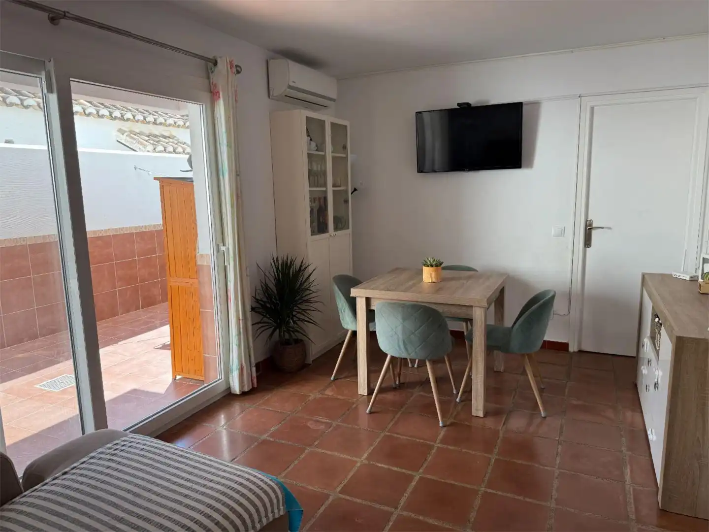 Garten von Einfamilien-Reihenhaus zum Verkauf in Mijas mit Klimaanlage, Terrasse und Schwimmbad