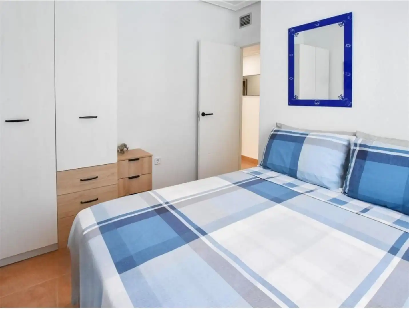 Wohnung zur Miete in Costa Levante, 1, Marina de la Torre Schlafzimmer von Wohnung zur Miete in Mojácar mit Klimaanlage, Heizung und Privatgarten