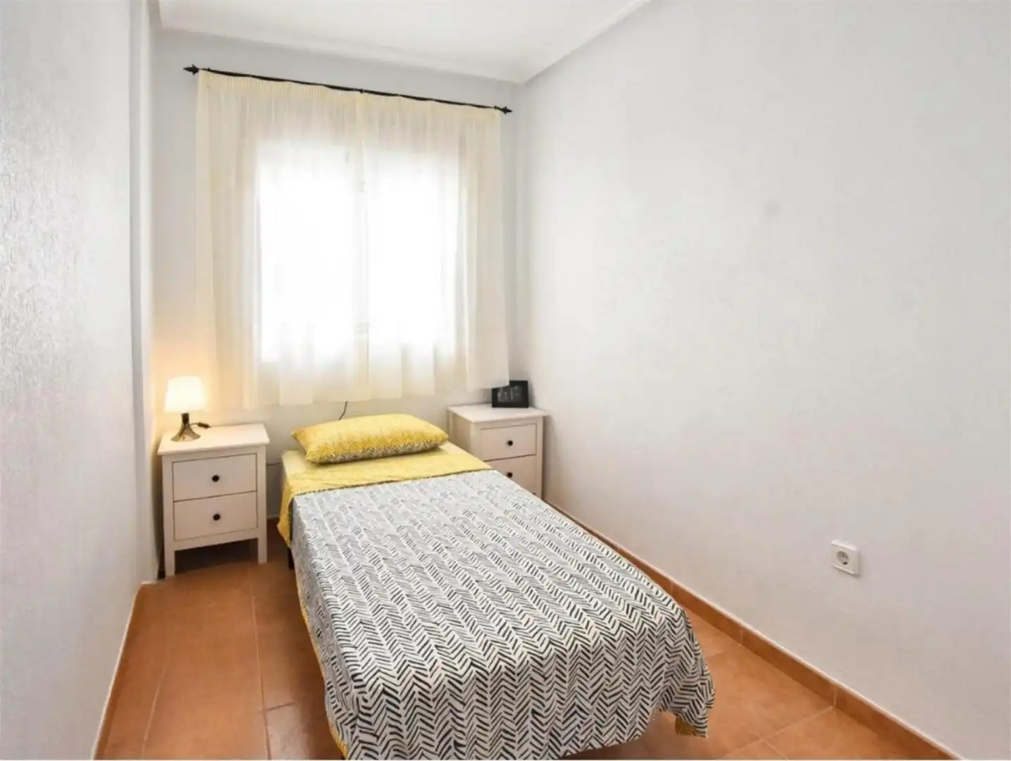 Wohnung zur Miete in Costa Levante, 1, Marina de la Torre Schlafzimmer von Wohnung zur Miete in Mojácar mit Klimaanlage, Heizung und Privatgarten