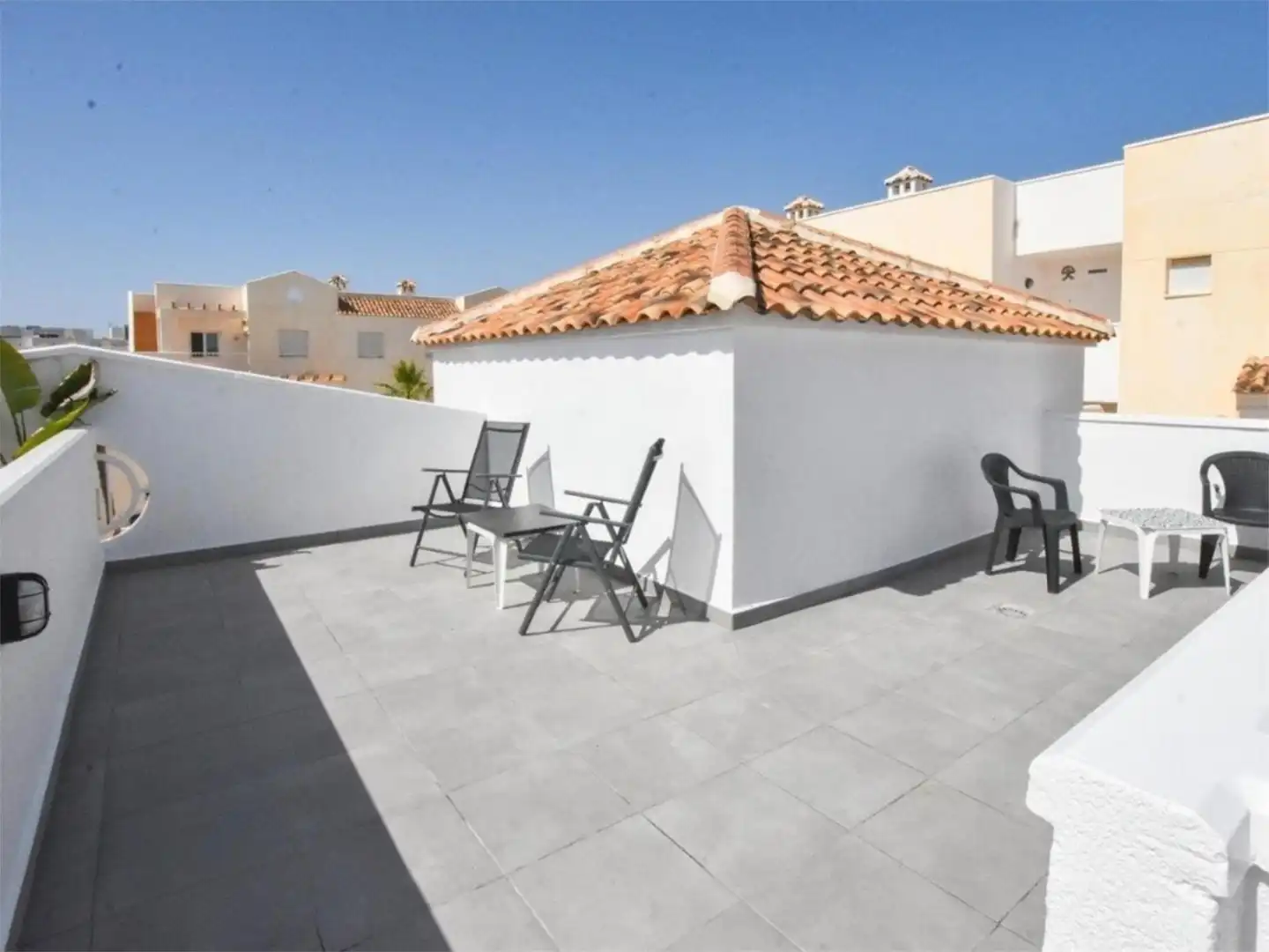 Wohnung zur Miete in Costa Levante, 1, Marina de la Torre Terrasse von Wohnung zur Miete in Mojácar mit Klimaanlage, Heizung und Privatgarten