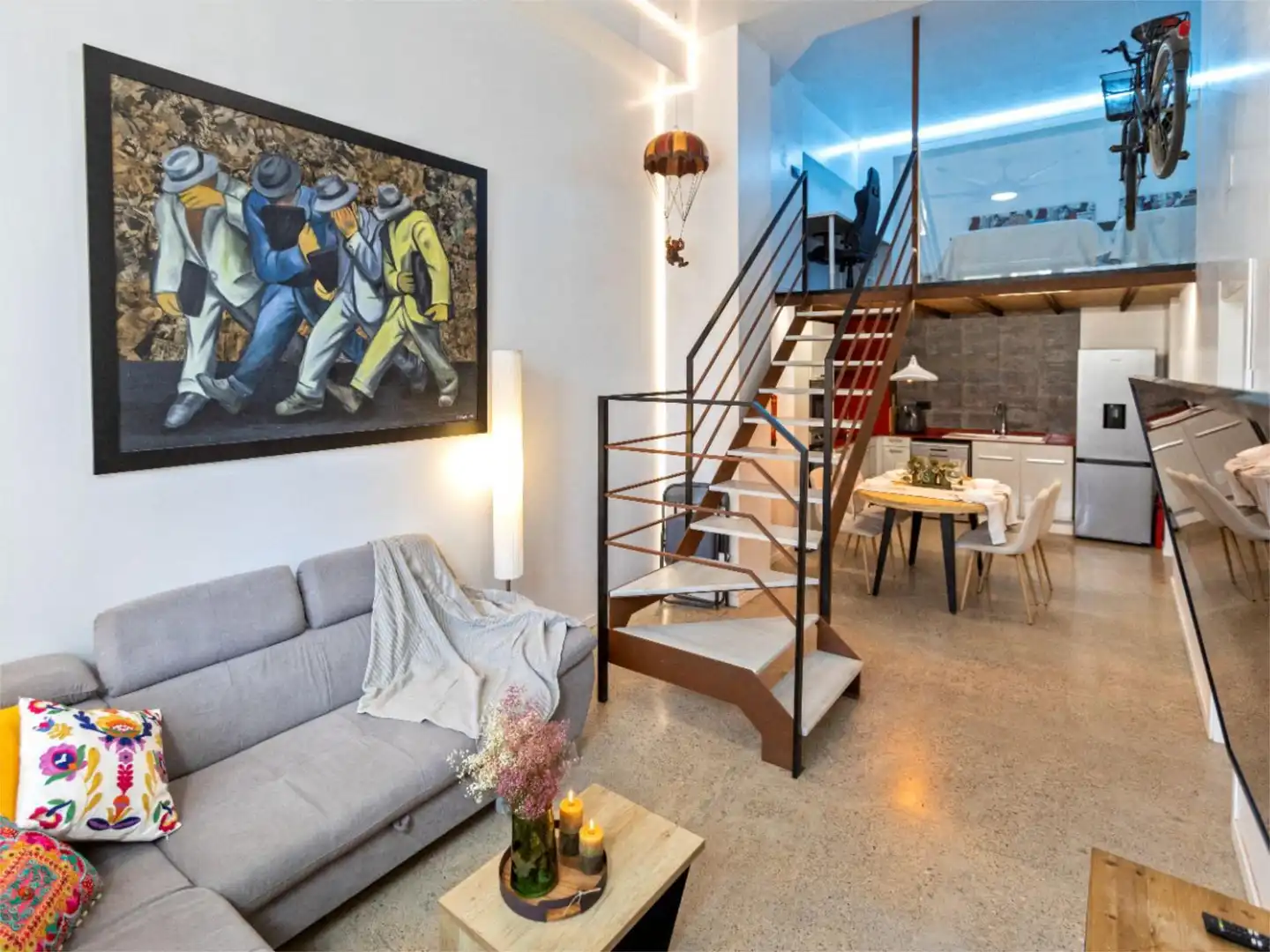 Piso en venta en Carrer de José Albi Poeta, 4, Nou Benicalap Sala de estar de Piso en venta en Valencia Capital con Aire acondicionado, Calefacción y Parquet