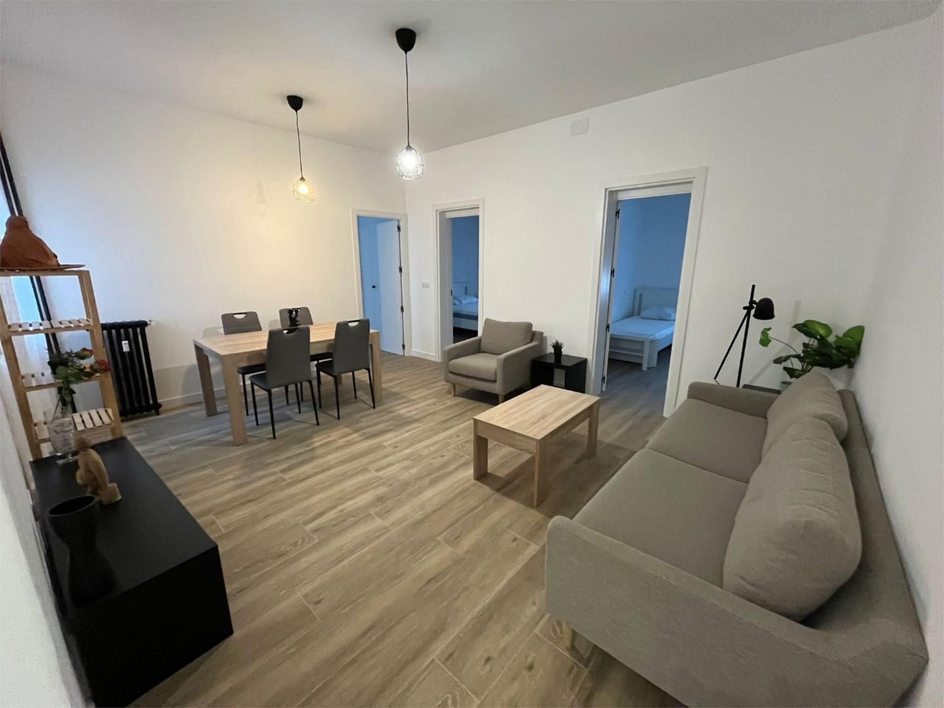 Sala de estar de Piso de alquiler en  Madrid Capital con Calefacción y Amueblado