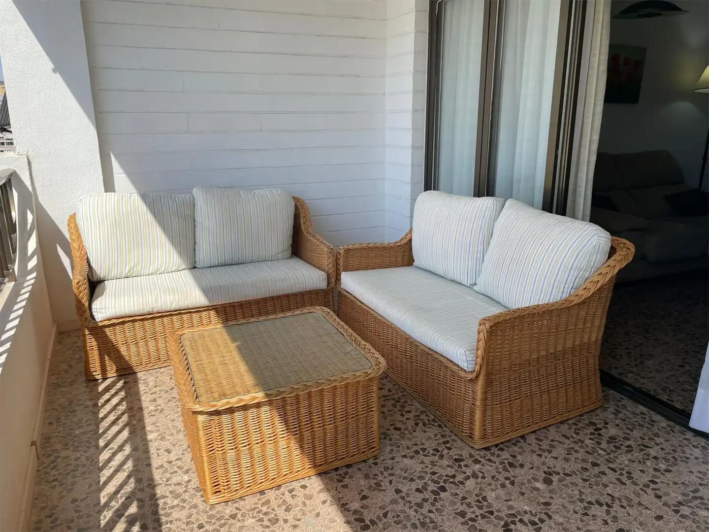 Terrasse von Wohnung zur Miete in Alicante / Alacant mit Klimaanlage, Heizung und Privatgarten