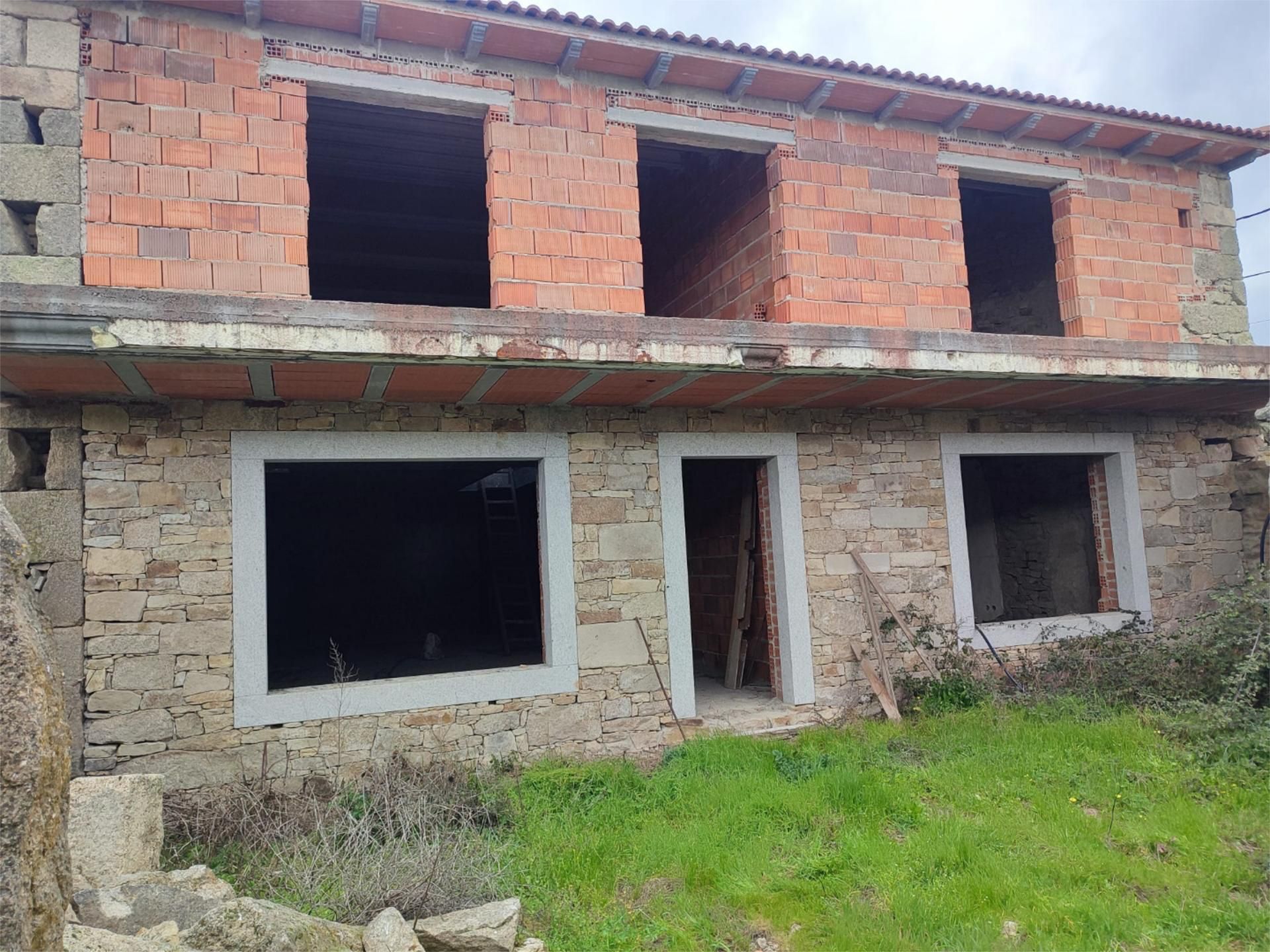 Exterior view of Houses for sale in Bermillo de Sayago  with Private garden, Terrace and Storage room