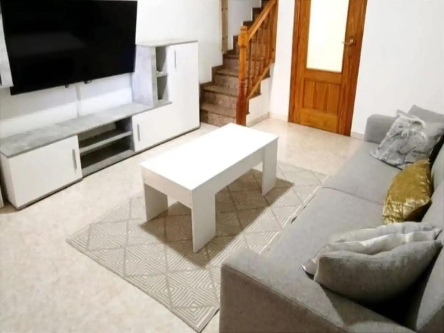 Sala de estar de Dúplex en venta en Torrevieja con Aire acondicionado, Terraza y Piscina