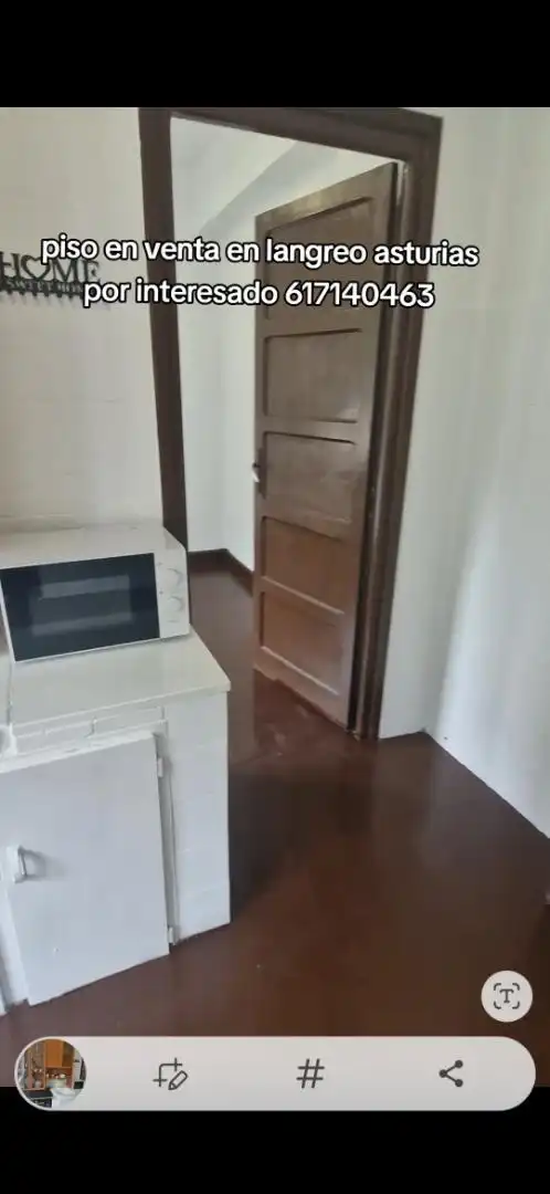 Kitchen of Flat for sale in Langreo  with Heating, Storage room and Furnished