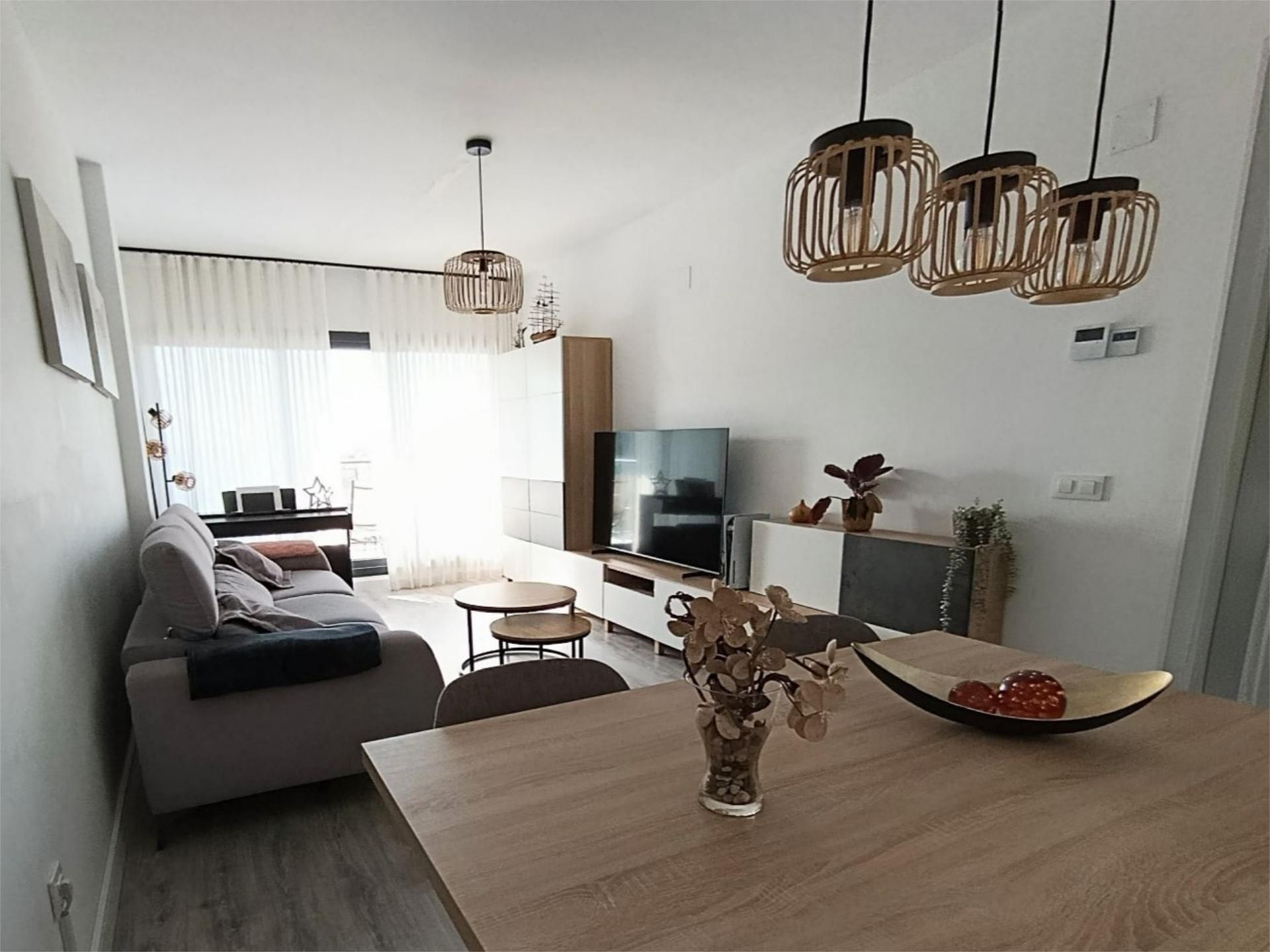 Living room of Flat for sale in Málaga Capital  with Air Conditioner, Terrace and Swimming Pool