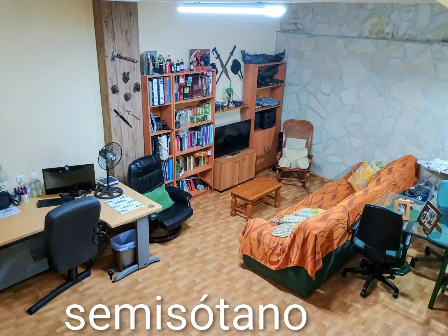 Wohnzimmer von Einfamilien-Reihenhaus zum Verkauf in Rincón de la Victoria mit Heizung, Privatgarten und Parkett